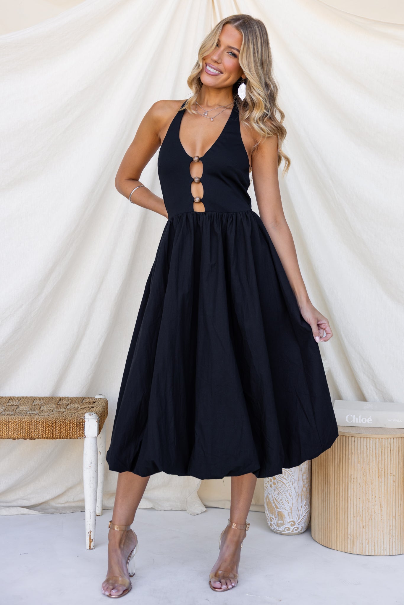 Pure Haven Midi Dress