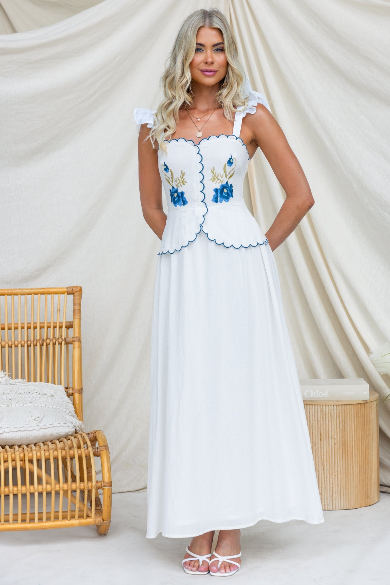 Lucky Petal Maxi Dress