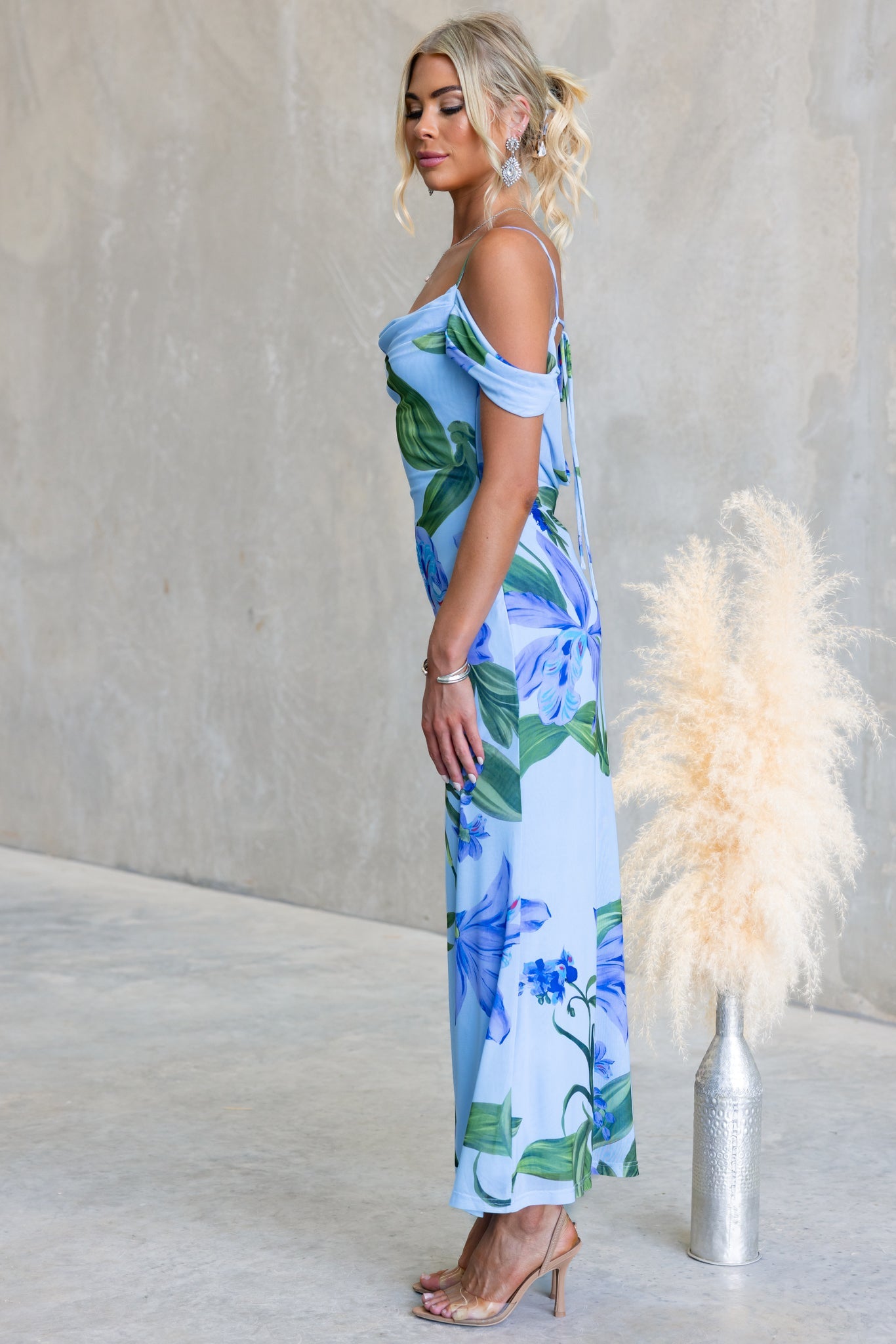 Midnight Bloom Maxi Dress