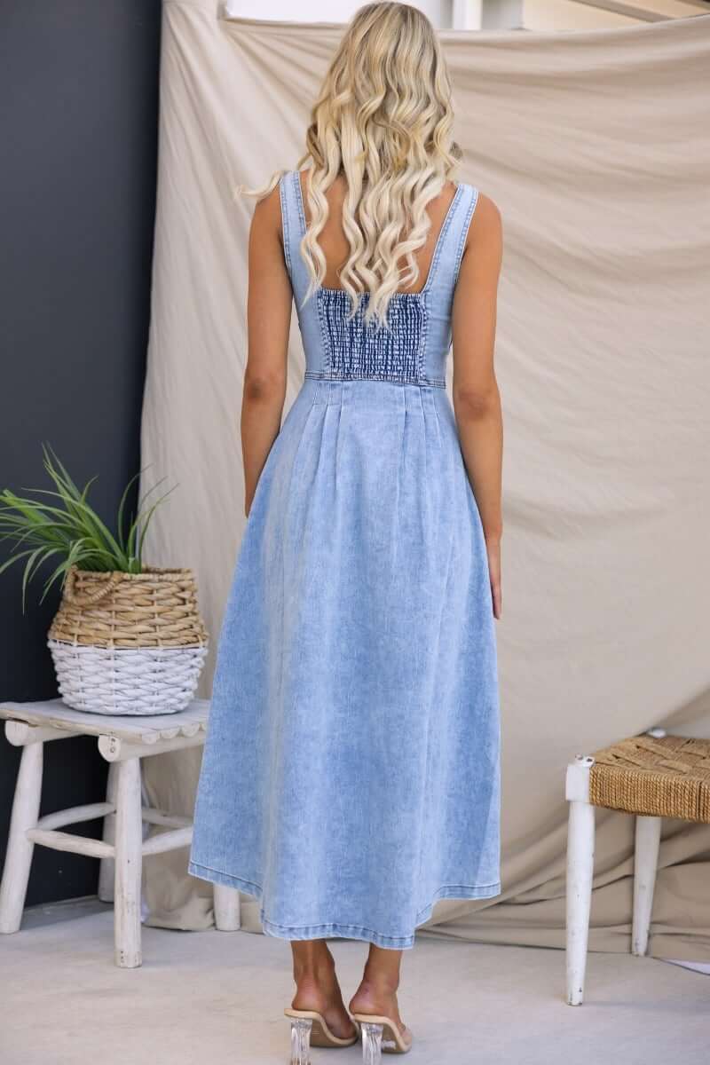 Tailey Denim Midi Dress