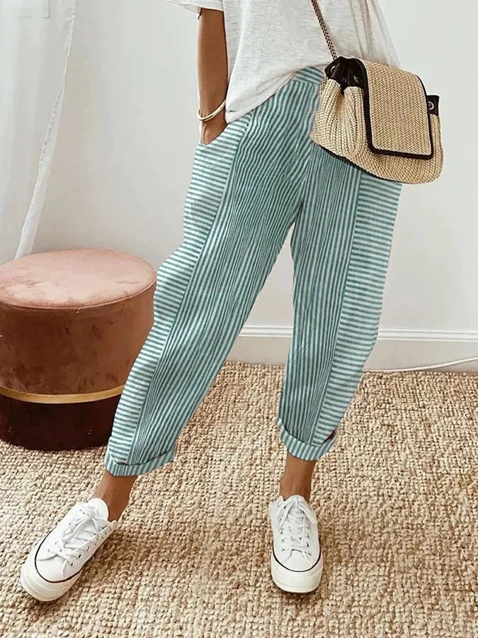 Loa | Striped Pants