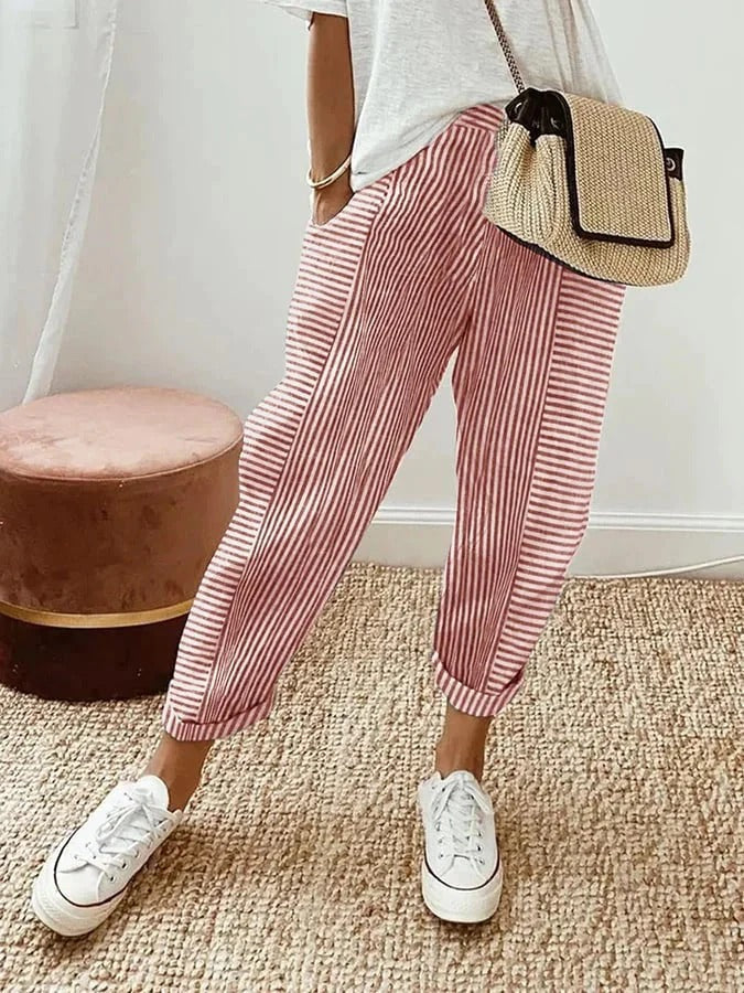 Loa | Striped Pants
