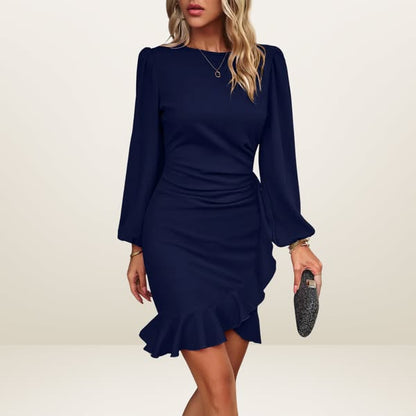 Christa Long-Sleeve Dress