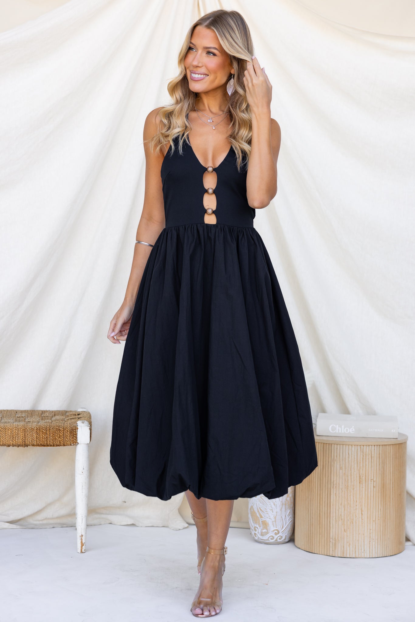 Pure Haven Midi Dress