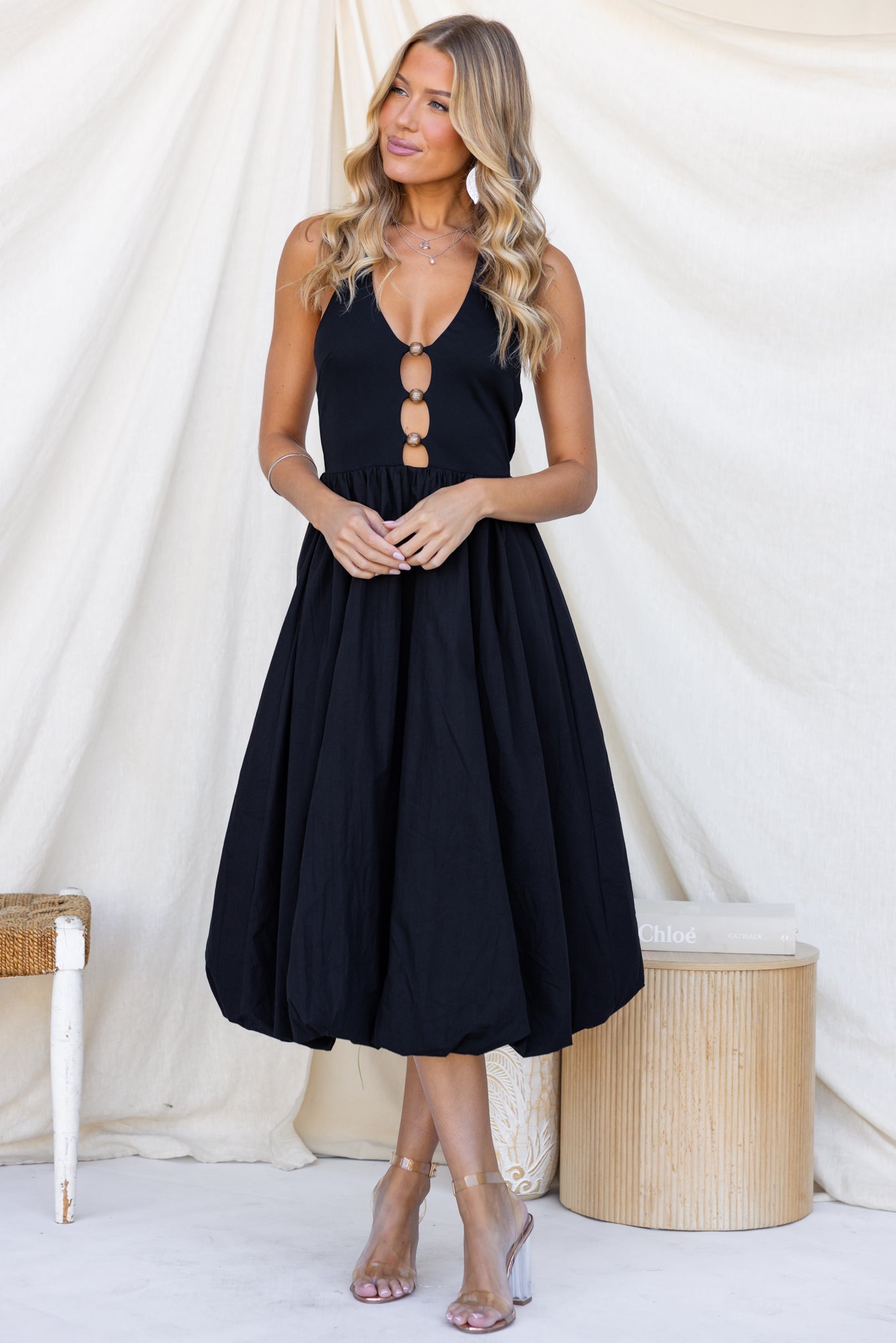 Pure Haven Midi Dress