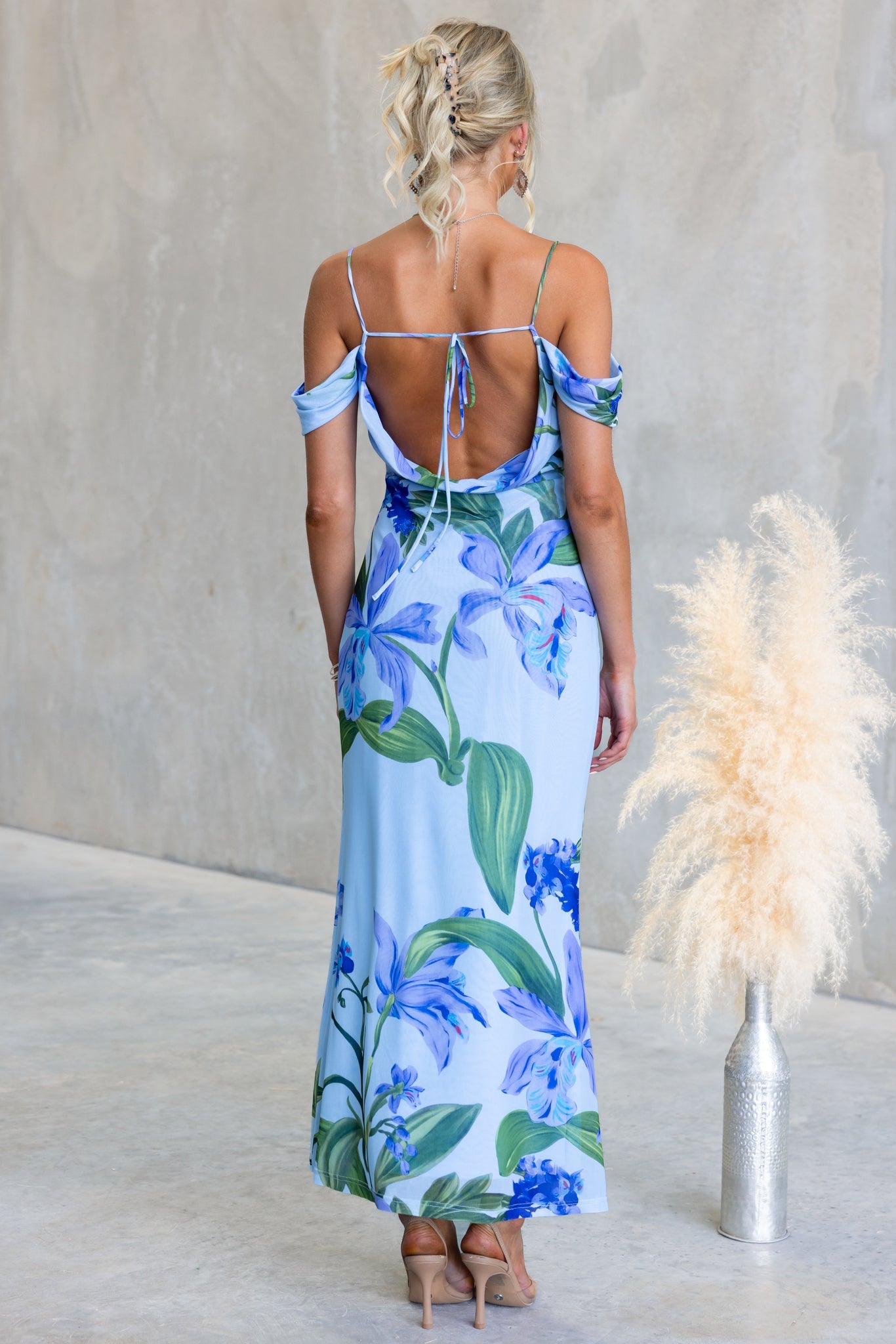 Midnight Bloom Maxi Dress
