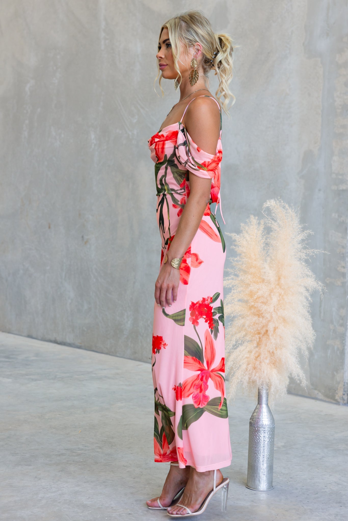 Midnight Bloom Maxi Dress