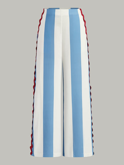 Striped Pocketed Pants