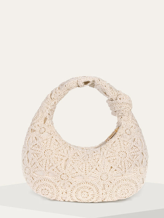 Crochet Knotted Handle Bag