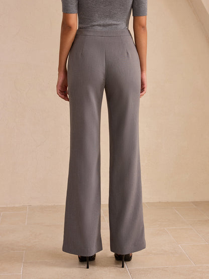 Mid-Waist Flared Pants