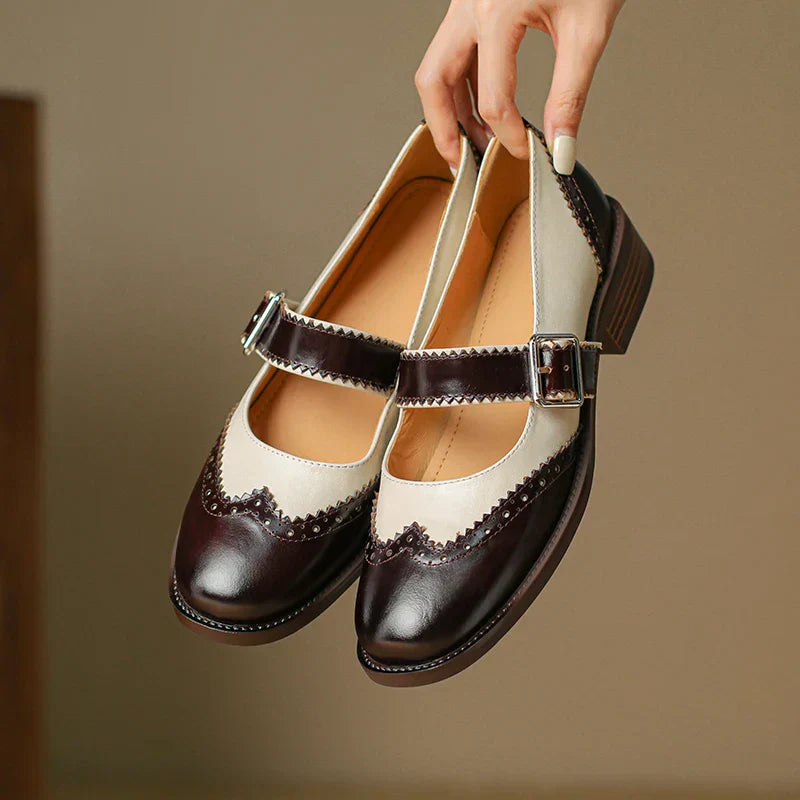 Matteo & Siena™ | Miana Leather Mary Janes