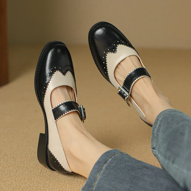 Matteo & Siena™ | Miana Leather Mary Janes