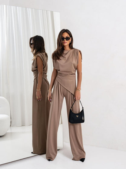 Arianna | Light Brown Cozy Two Piece Set