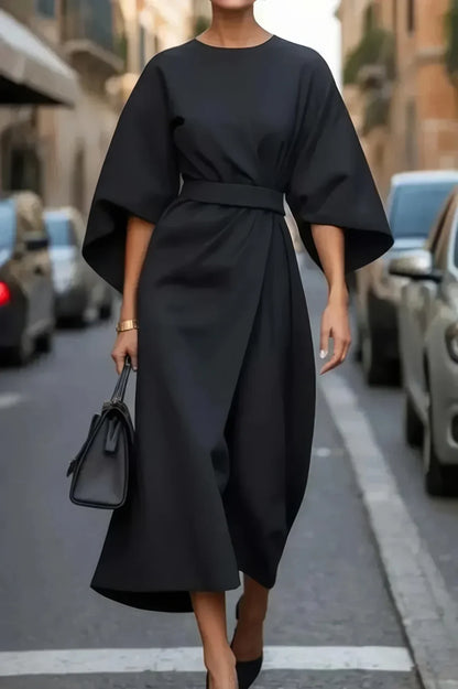 Margaret - Elegant Dress With Belt